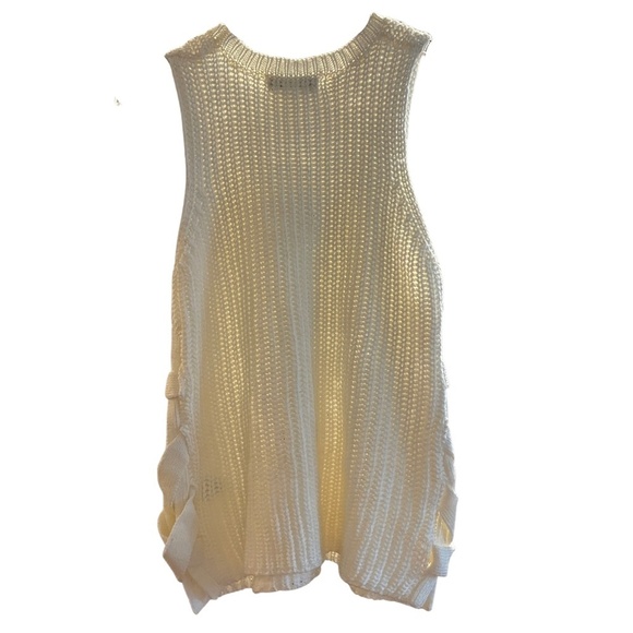 NWT John + Jenn Knitted Sleeveless Sweater w/ Laced Up Sides Sz. S - Picture 2 of 4